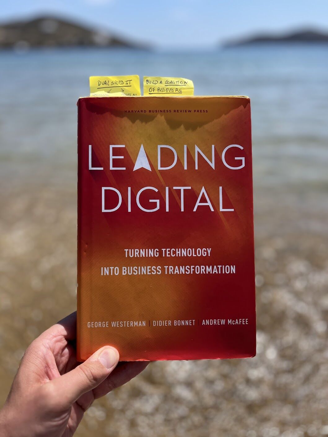 The book Leading Digital, which has travelled with José Pedro Almeida for over 12 years